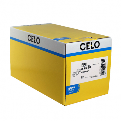 UCHWYT NYLONOWY PODWÓJNY FPD 25-30MM /opk=50szt./ 925FPD CELO (925FPD)